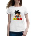 Fashion, accesorii si bijuterii - Femei - Imbracaminte femei - Tricouri si topuri femei - Tricou femei Dragon Ball Z Son Goku Karate Kid, alb, marime 2XL - Infinity.ro