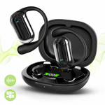 TV, Audio-Video si Foto - Portabile audio - Casti audio - Casti Wireless Open-Ear A ATAB cu Traducere AI in 144 Limbi, Bluetooth 5.3, Difuzoare 13 mm, IPX5, USB-C, Negru - Infinity.ro