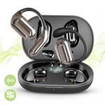 TV, Audio-Video si Foto - Portabile audio - Casti audio - Casti Wireless Open-Ear A ATAB cu Traducere AI in 144 Limbi, Bluetooth 5.3, IPX5, Control Tactil, USB-C, Negru&Gri - Infinity.ro