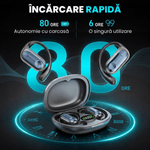 TV, Audio-Video si Foto - Portabile audio - Casti audio - Casti Wireless Open-Ear A ATAB cu Traducere AI in 144 Limbi, Bluetooth 5.3, IPX5, Control Tactil, USB-C, Sapphire Blue - Infinity.ro