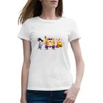 Fashion, accesorii si bijuterii - Femei - Imbracaminte femei - Tricouri si topuri femei - Tricou femei Dragon Ball Z Son Goku Master Roshi Krillin Anime, alb, marime 2XL - Infinity.ro
