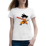 Fashion, accesorii si bijuterii - Femei - Imbracaminte femei - Tricouri si topuri femei - Tricou femei Dragon Ball Z Son Goku Ziua Barbatului, alb, marime 2XL - Infinity.ro