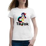 Fashion, accesorii si bijuterii - Femei - Imbracaminte femei - Tricouri si topuri femei - Tricou femei Dragon Ball Z Tiktok Anime Tik Tok Cool Mom, alb, marime 2XL - Infinity.ro