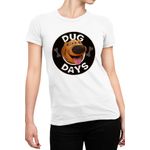 Fashion, accesorii si bijuterii - Femei - Imbracaminte femei - Tricouri si topuri femei - Tricou Femei Dug Days Dog Animated Movie Disney Pixar Kids, alb,  marime 2XL - Infinity.ro