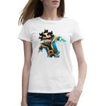 Fashion, accesorii si bijuterii - Femei - Imbracaminte femei - Tricouri si topuri femei - Tricou femei Electro Wizard Clash Royale GTA, alb, marime 2XL - Infinity.ro