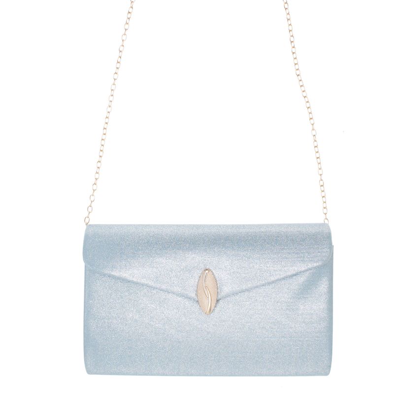 Fashion, accesorii si bijuterii - Femei - Accesorii femei - Genti si rucsacuri femei - Geanta plic, de dama, din material sintetic, ButicCochet, 23x14x5 cm, Bleu - GND1144 - Infinity.ro