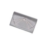 Fashion, accesorii si bijuterii - Femei - Accesorii femei - Genti si rucsacuri femei - Geanta plic, de dama, din material sintetic, cu sclipici, ButicCochet, 20x12x6 cm, Gri - GND1135 - Infinity.ro