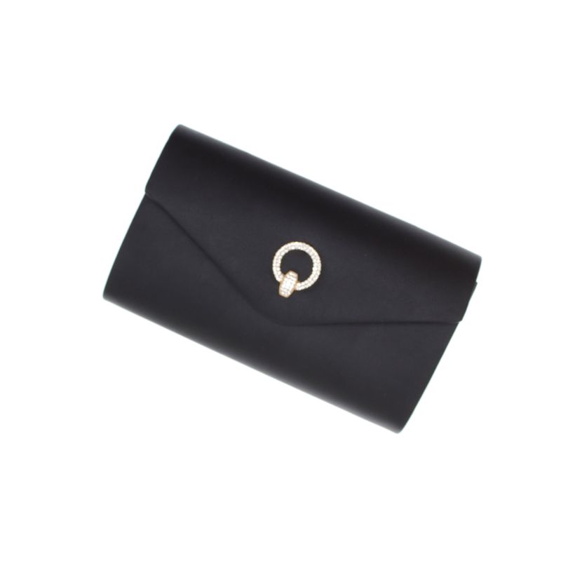 Fashion, accesorii si bijuterii - Femei - Accesorii femei - Genti si rucsacuri femei - Geanta plic, de dama, din material sintetic, cu strasuri, ButicCochet, 22x12x6 cm, Negru - GND1138 - Infinity.ro