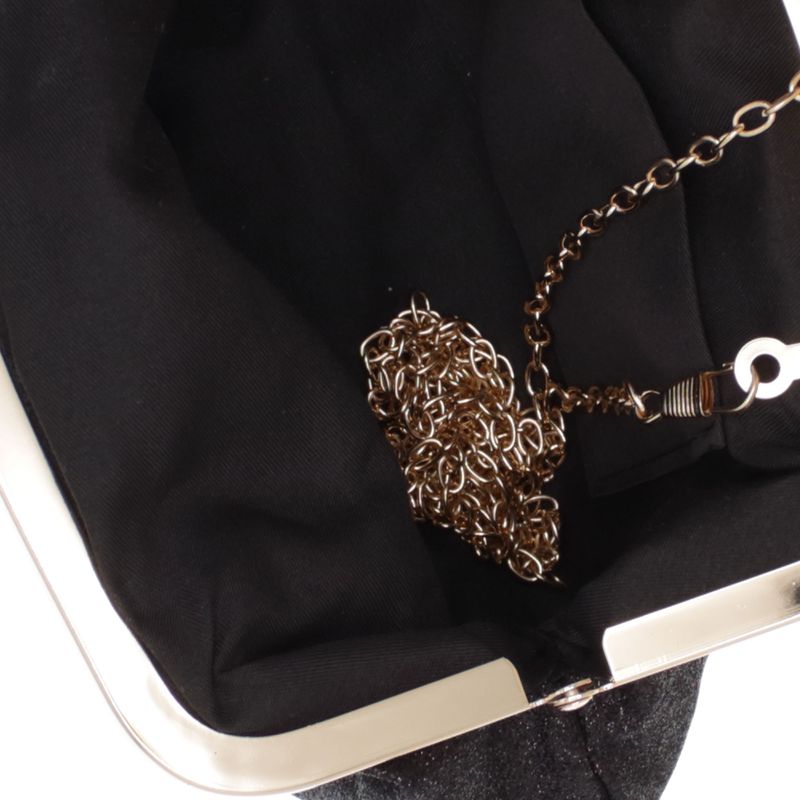 Fashion, accesorii si bijuterii - Femei - Accesorii femei - Genti si rucsacuri femei - Geanta clutch, de dama, din material sintetic, ButicCochet, 23x17x8 cm, Negru - GND1121 - Infinity.ro