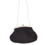 Fashion, accesorii si bijuterii - Femei - Accesorii femei - Genti si rucsacuri femei - Geanta clutch, de dama, din material sintetic, ButicCochet, 23x17x8 cm, Negru - GND1121 - Infinity.ro
