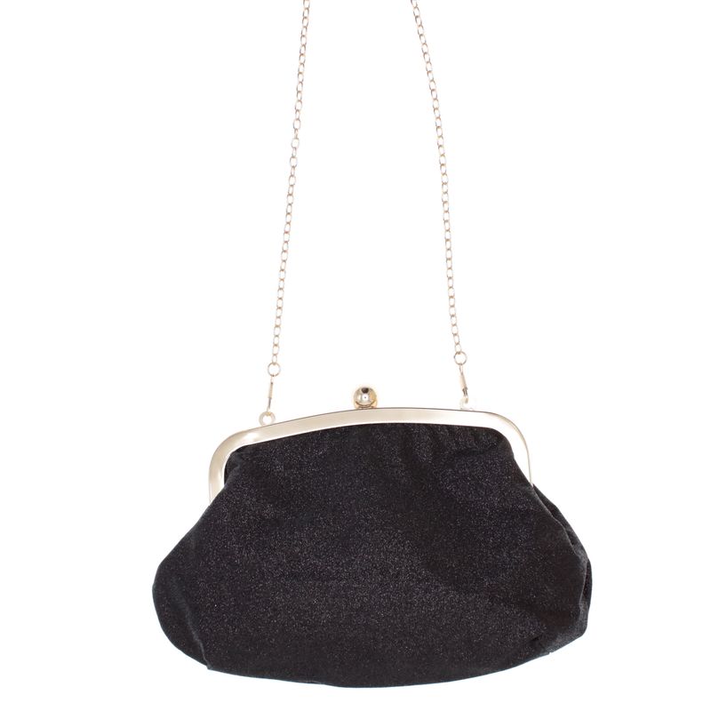 Fashion, accesorii si bijuterii - Femei - Accesorii femei - Genti si rucsacuri femei - Geanta clutch, de dama, din material sintetic, ButicCochet, 23x17x8 cm, Negru - GND1121 - Infinity.ro