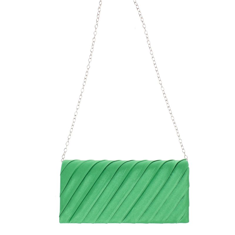 Fashion, accesorii si bijuterii - Femei - Accesorii femei - Genti si rucsacuri femei - Geanta plic, de dama, din material sintetic, ButicCochet, 20x10x5 cm, Verde - GND1148 - Infinity.ro