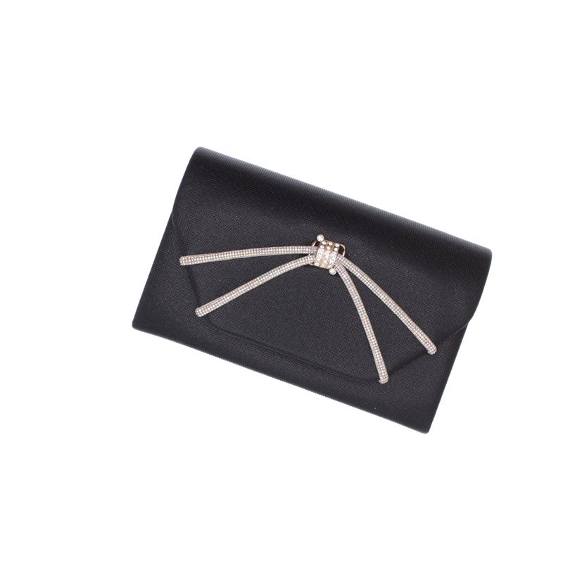 Fashion, accesorii si bijuterii - Femei - Accesorii femei - Genti si rucsacuri femei - Geanta plic, de dama, din material sintetic, cu sclipici, ButicCochet, 20x12x6 cm, Negru - GND1134 - Infinity.ro