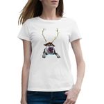 Fashion, accesorii si bijuterii - Femei - Imbracaminte femei - Tricouri si topuri femei - Tricou femei Elsa Frozen Sven Regatul Ghetii, alb, marime 2XL - Infinity.ro