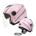 Auto si Moto - Moto - Echipamente protectie moto - Casti moto - Casca Moto/Scuter FIXATO Italia, Viziera Dubla, Protectie UV, Marime universala 57-61cm, Roz - Infinity.ro