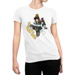 Fashion, accesorii si bijuterii - Femei - Imbracaminte femei - Tricouri si topuri femei - Tricou Femei Fire Force Kusakabe Anime Kage Demons Otaku, alb,  marime 2XL - Infinity.ro