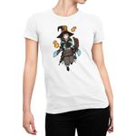 Fashion, accesorii si bijuterii - Femei - Imbracaminte femei - Tricouri si topuri femei - Tricou Femei Fire Force Wizard Powers Anime, alb,  marime 2XL - Infinity.ro