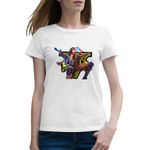 Fashion, accesorii si bijuterii - Femei - Imbracaminte femei - Tricouri si topuri femei - Tricou femei Fortnite Bad Girl, alb, marime 2XL - Infinity.ro