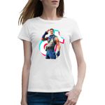 Fashion, accesorii si bijuterii - Femei - Imbracaminte femei - Tricouri si topuri femei - Tricou femei Fortnite Battle Royale Tik Tok, alb, marime 2XL - Infinity.ro