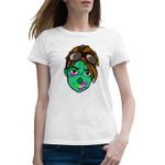 Fashion, accesorii si bijuterii - Femei - Imbracaminte femei - Tricouri si topuri femei - Tricou femei Fortnite Ghoul Trooper, alb, marime 2XL - Infinity.ro