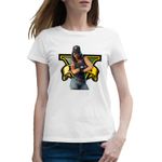Fashion, accesorii si bijuterii - Femei - Imbracaminte femei - Tricouri si topuri femei - Tricou femei Fortnite Girl GTA, alb, marime 2XL - Infinity.ro
