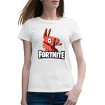 Fashion, accesorii si bijuterii - Femei - Imbracaminte femei - Tricouri si topuri femei - Tricou femei Fortnite Llama Head, alb, marime 2XL - Infinity.ro