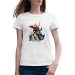 Fashion, accesorii si bijuterii - Femei - Imbracaminte femei - Tricouri si topuri femei - Tricou femei Fullmetal Alchemist All Team Gang, alb, marime 2XL - Infinity.ro