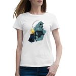 Fashion, accesorii si bijuterii - Femei - Imbracaminte femei - Tricouri si topuri femei - Tricou femei Fullmetal Alchemist Brotherhood Edward Alphonse, alb, marime 2XL - Infinity.ro