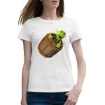 Fashion, accesorii si bijuterii - Femei - Imbracaminte femei - Tricouri si topuri femei - Tricou femei Goblin Clash Royale CSGO, alb, marime 2XL - Infinity.ro