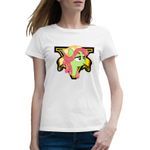 Fashion, accesorii si bijuterii - Femei - Imbracaminte femei - Tricouri si topuri femei - Tricou femei Grand Theft Auto Cute Pony, alb, marime 2XL - Infinity.ro