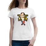 Fashion, accesorii si bijuterii - Femei - Imbracaminte femei - Tricouri si topuri femei - Tricou femei Grand Theft Auto Trevor GTA, alb, marime 2XL - Infinity.ro