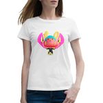 Fashion, accesorii si bijuterii - Femei - Imbracaminte femei - Tricouri si topuri femei - Tricou femei Guff Breathless Blades Fortnite, alb, marime 2XL - Infinity.ro