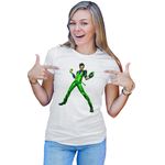 Fashion, accesorii si bijuterii - Femei - Imbracaminte femei - Tricouri si topuri femei - Tricou Femei Joker Warner Bros DC American Comics Creation Mad, alb,  marime 2XL - Infinity.ro