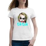 Fashion, accesorii si bijuterii - Femei - Imbracaminte femei - Tricouri si topuri femei - Tricou femei Joker TikTok Creator Legend Tiktoker, alb, marime 2XL - Infinity.ro