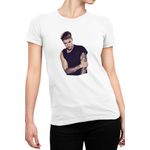 Fashion, accesorii si bijuterii - Femei - Imbracaminte femei - Tricouri si topuri femei - Tricou Femei Justin Bieber Baby Single Cool Teenegers Concert, alb,  marime 2XL - Infinity.ro