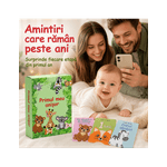 Jucarii, Copii si Bebe - Jucarii si jocuri - Jocuri si puzzle - Jocuri de societate - Set 50 cartonase pentru nou-nascut "Primul meu anisor", 10x6cm, Baby Milestone - Infinity.ro