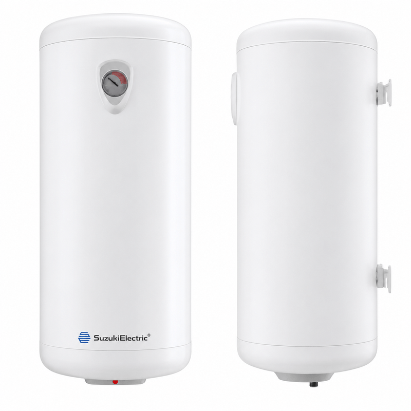 Casa si Gradina - Termice - Boilere si accesorii - Boilere - Boiler electric SUZUKI Electric Solingen, 1200 W, 80l, Reglaj extern, Rezervor emailat, Anod de magneziu, Alb - Infinity.ro