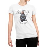 Fashion, accesorii si bijuterii - Femei - Imbracaminte femei - Tricouri si topuri femei - Tricou Femei Lord of the Rings Adventure Action Morfydd Galadriel, alb,  marime 2XL - Infinity.ro