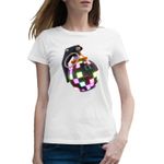 Fashion, accesorii si bijuterii - Femei - Imbracaminte femei - Tricouri si topuri femei - Tricou femei Magenta Bomb Fortnite Battle Royale, alb, marime 2XL - Infinity.ro