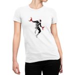 Fashion, accesorii si bijuterii - Femei - Imbracaminte femei - Tricouri si topuri femei - Tricou Femei Moon Knight Clean Watercolor Hero Comics, alb,  marime 2XL - Infinity.ro