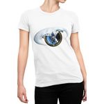 Fashion, accesorii si bijuterii - Femei - Imbracaminte femei - Tricouri si topuri femei - Tricou Femei Moon Knight Fly Paranormal Logo US Protect Books, alb,  marime 2XL - Infinity.ro