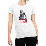 Fashion, accesorii si bijuterii - Femei - Imbracaminte femei - Tricouri si topuri femei - Tricou Femei Moon Knight Marvel Logo Cool Legend Mini Series, alb,  marime 2XL - Infinity.ro