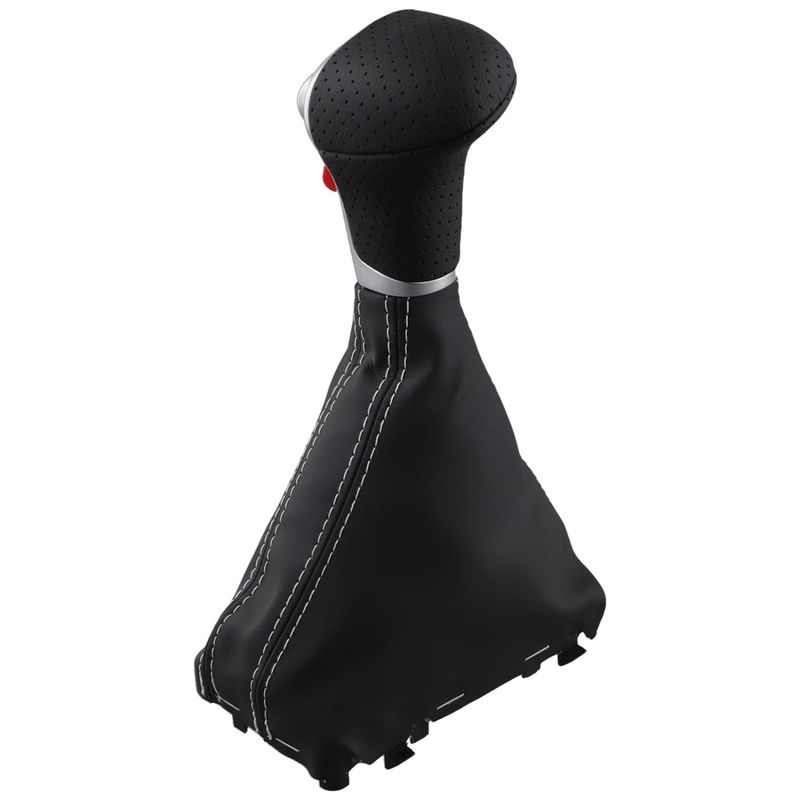 Auto si Moto - Piese auto si accesorii - Interior auto - Accesorii interior - Schimbator Audi Automat Piele Perforata Cusatura Alba - Infinity.ro
