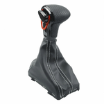 Auto si Moto - Piese auto si accesorii - Interior auto - Accesorii interior - Schimbator Audi Automat Piele Perforata Neagra Cusatura Alba - Infinity.ro