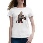 Fashion, accesorii si bijuterii - Femei - Imbracaminte femei - Tricouri si topuri femei - Tricou femei Mortal Kombat Baraka Falci Dragute, alb, marime 2XL - Infinity.ro