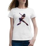 Fashion, accesorii si bijuterii - Femei - Imbracaminte femei - Tricouri si topuri femei - Tricou femei Mortal Kombat DC Universe Mortal BloodRayne Purple, alb, marime 2XL - Infinity.ro