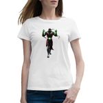 Fashion, accesorii si bijuterii - Femei - Imbracaminte femei - Tricouri si topuri femei - Tricou femei Mortal Kombat Ermac Ultimate Deception Love Gift Boy, alb, marime 2XL - Infinity.ro