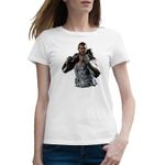 Fashion, accesorii si bijuterii - Femei - Imbracaminte femei - Tricouri si topuri femei - Tricou femei Mortal Kombat Jax Scorpion Deception Gamer, alb, marime 2XL - Infinity.ro