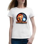Fashion, accesorii si bijuterii - Femei - Imbracaminte femei - Tricouri si topuri femei - Tricou femei Mortal Kombat Komplete Edition The Best Logo Fight, alb, marime 2XL - Infinity.ro