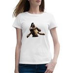 Fashion, accesorii si bijuterii - Femei - Imbracaminte femei - Tricouri si topuri femei - Tricou femei Mortal Kombat Monster Goro Gift Craciun Gamerita, alb, marime 2XL - Infinity.ro